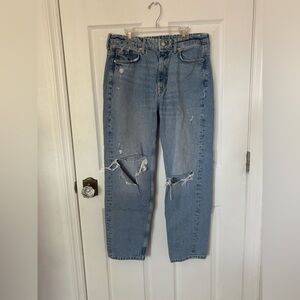 Zara distressed jeans